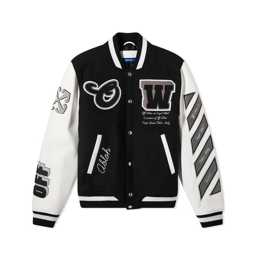 Off-White Varsity Jacket Black