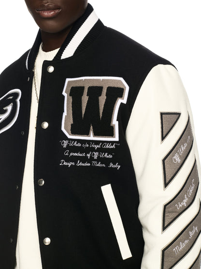 Off-White Varsity Jacket Black