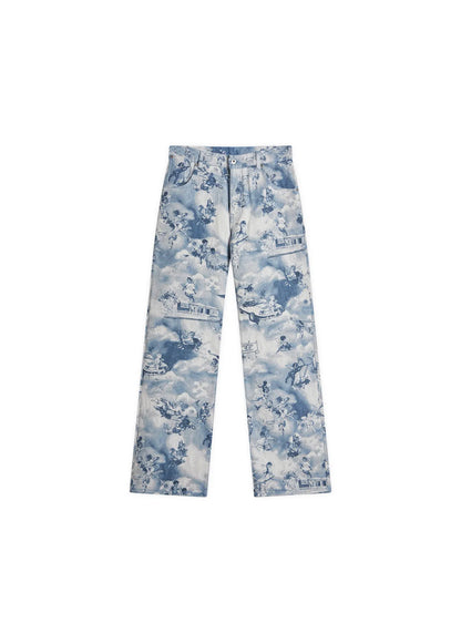 Jeans Off-White - Fresco Tapestry Wide