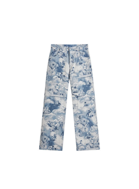 Jeans Off-White - Fresco Tapestry Wide